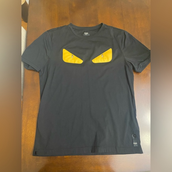 Fendi Monster Eye T- shirt | Color Black | Size Large (IT 50) - Picture 2 of 8